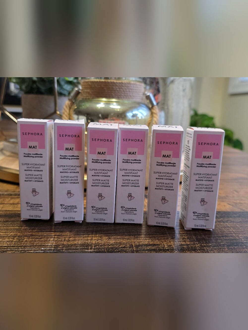 Sephora MAT Mattifying Powder Lot — Pink & White Boxes